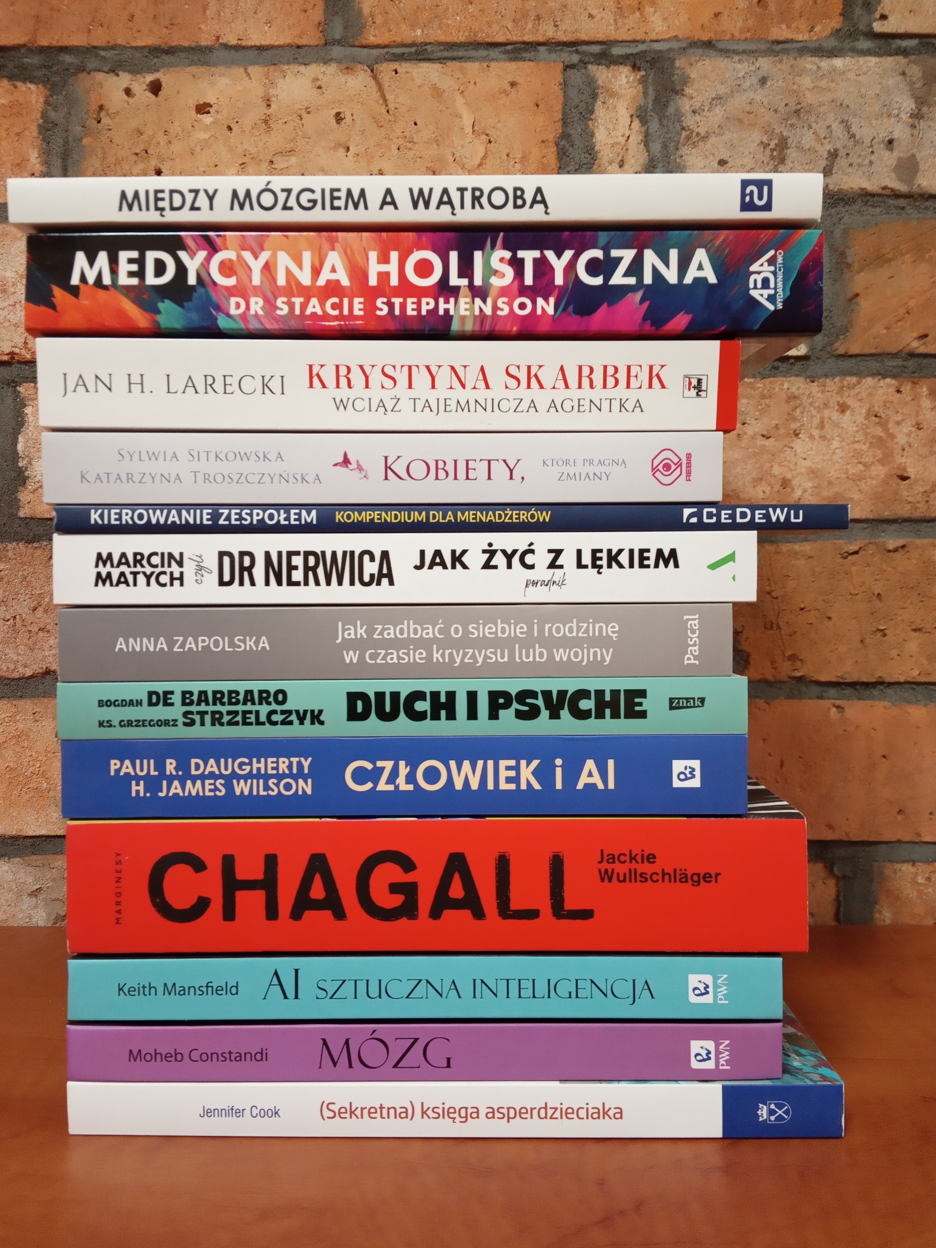 Nowości książkowe czytelni dla dorosłych.